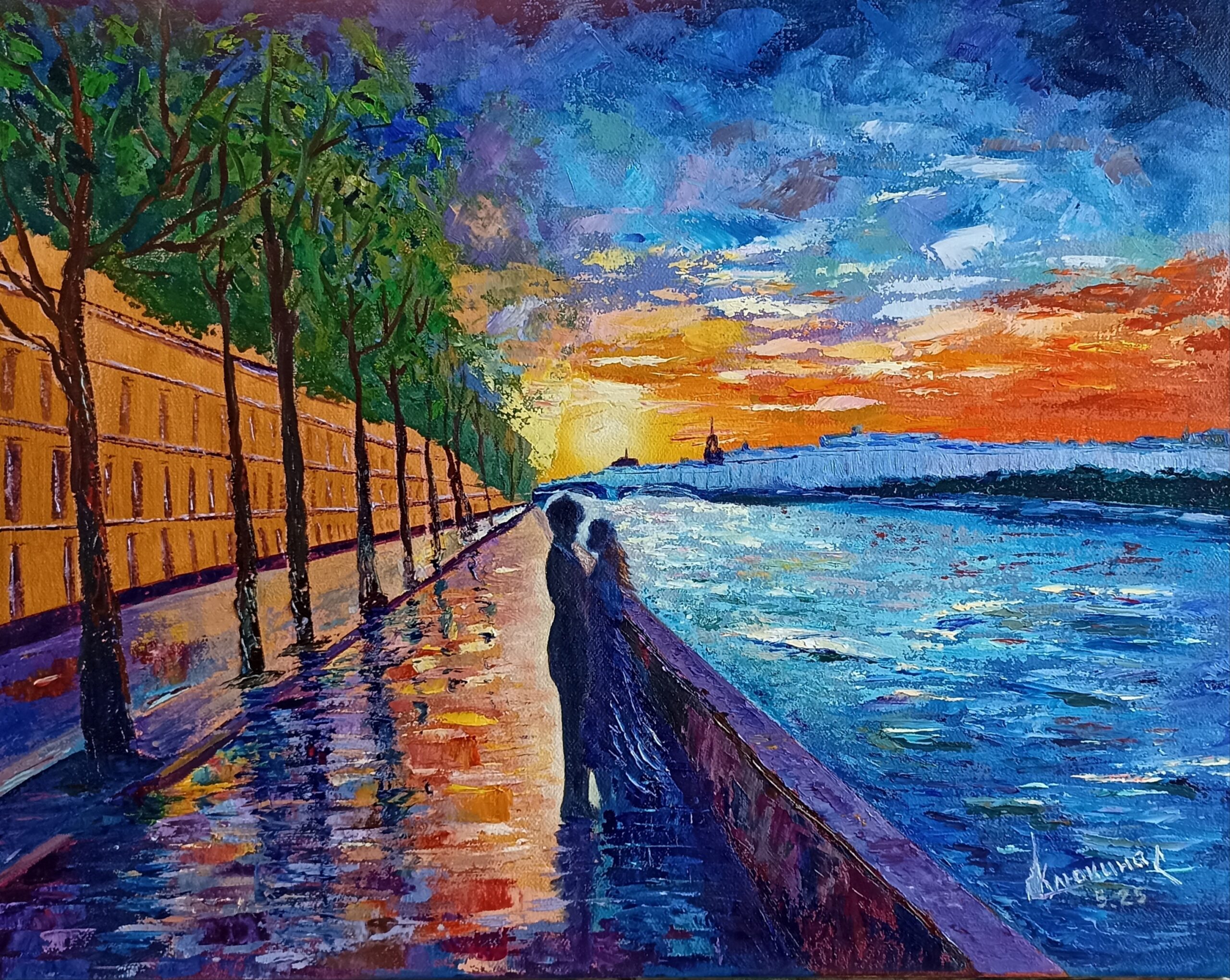 авторская картина Светланы Клюкиной Была гроза